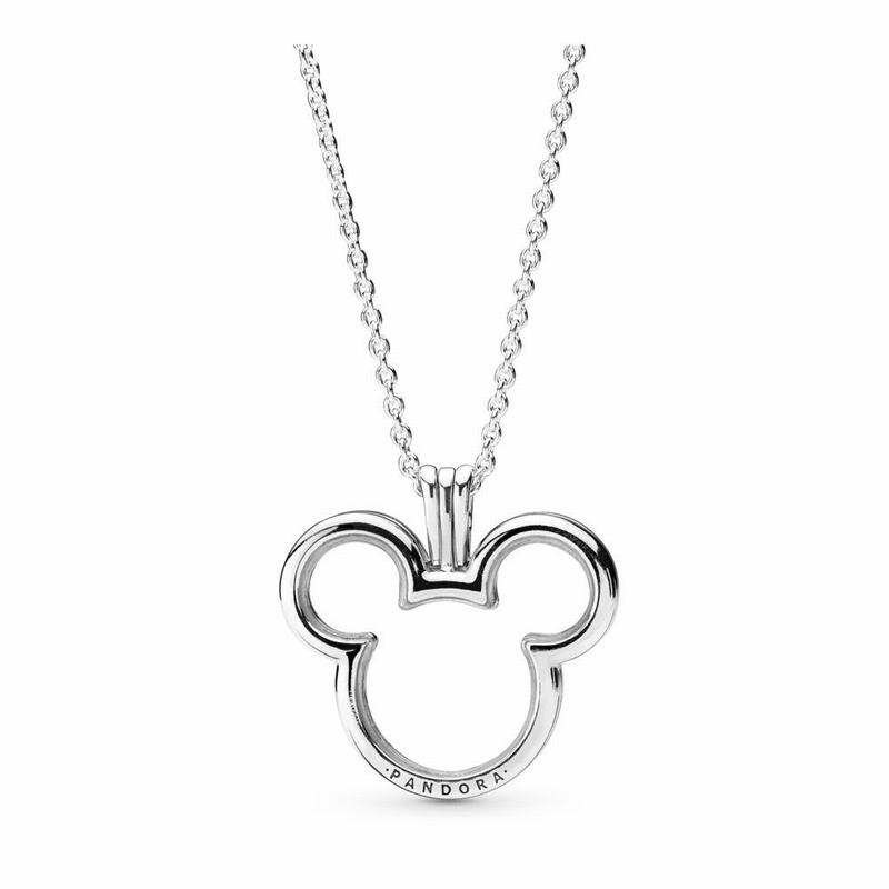 Pandora Disney, Mickey Floating Locket Silver Egypt CW8137564